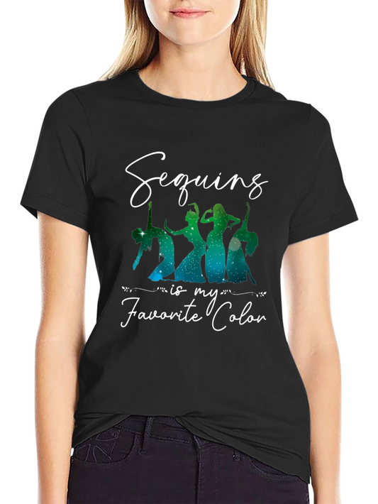 Sequins Favorite Color T-Shirt