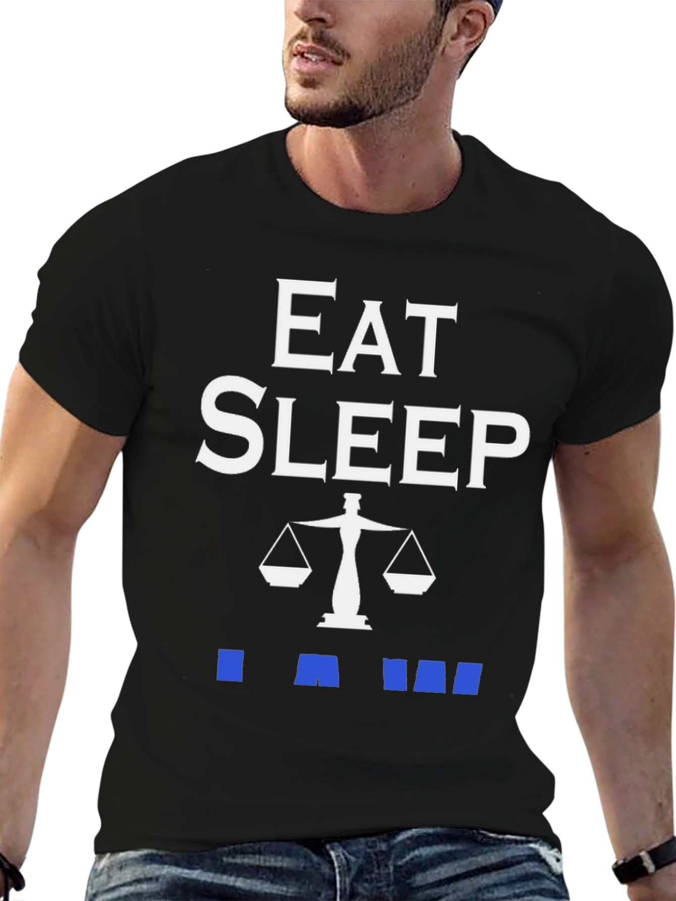 Eat Sleep Law T-Shirt - Lawyer Attorney Gift