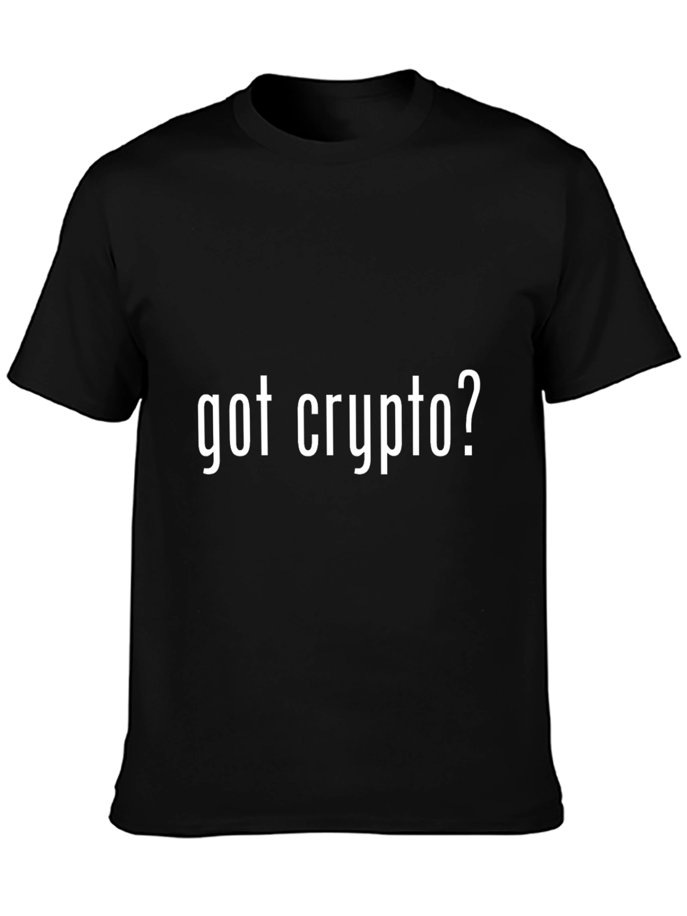 Got Crypto? Black T-Shirt - Cryptocurrency Tee