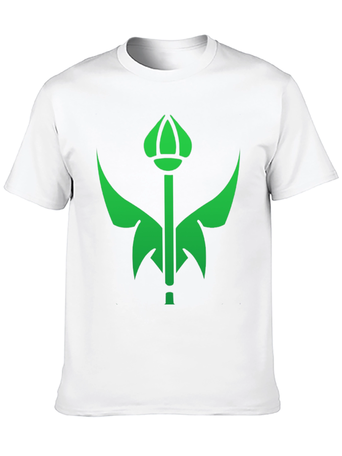 Green Emblem Black T-Shirt