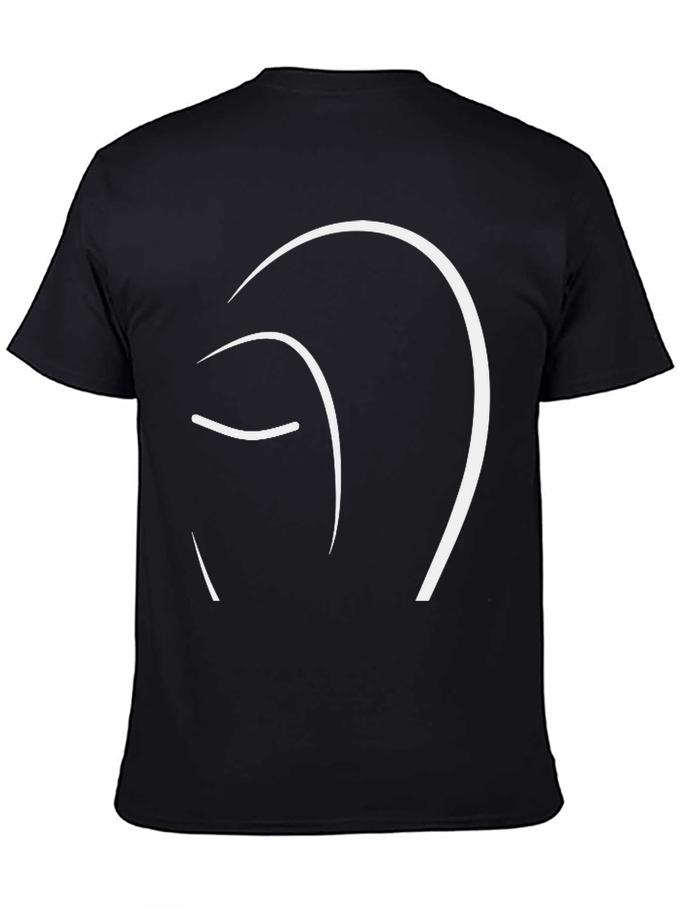 Minimalist Face Line Art T-Shirt