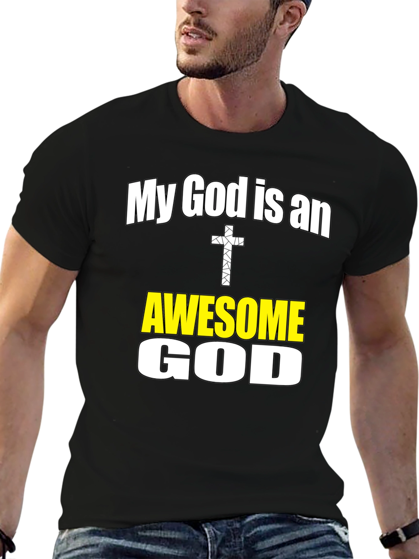 Awesome God T-Shirt Christian Faith Tee
