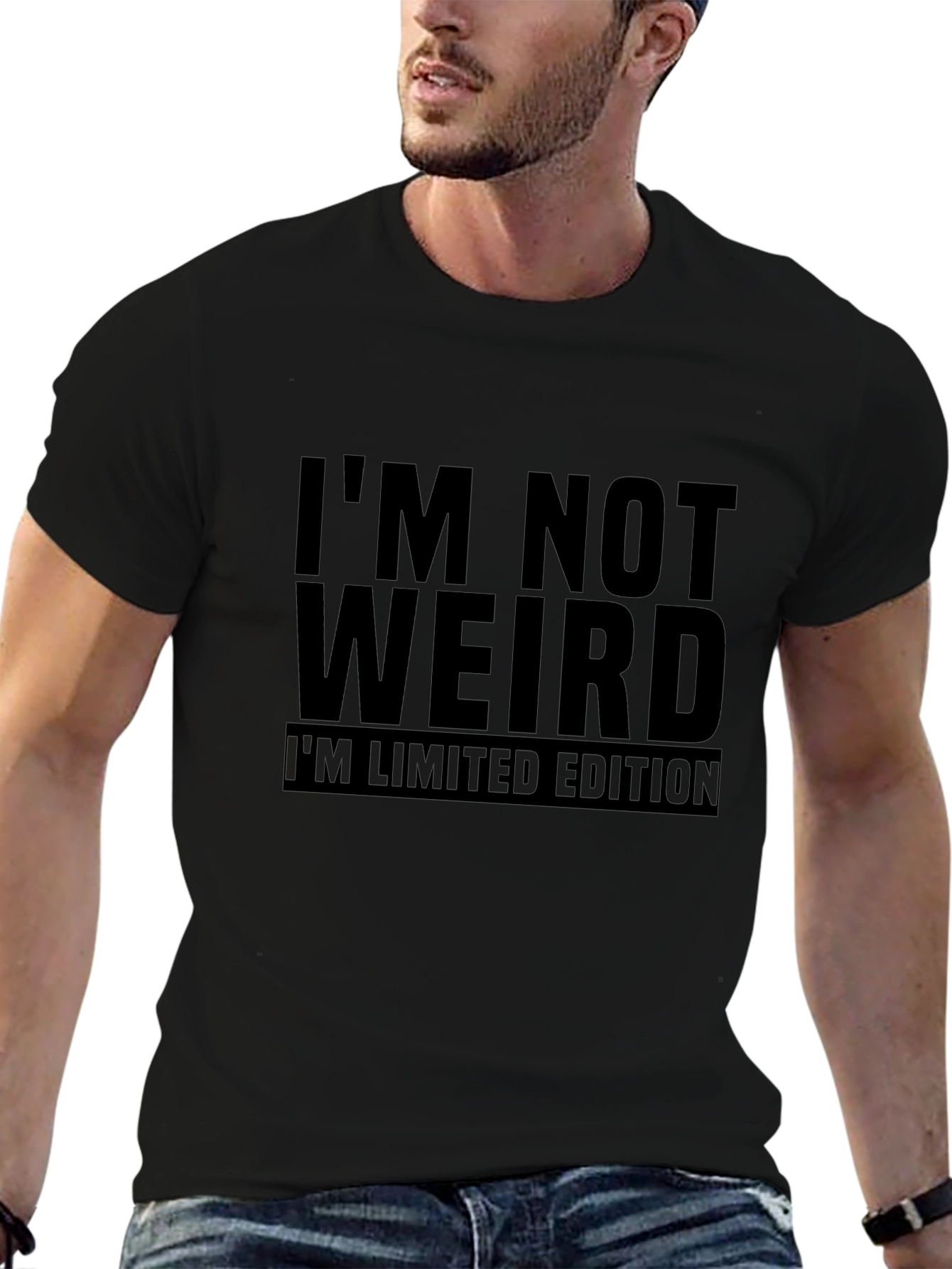 Im Not Weird Limited Edition Black T-Shirt