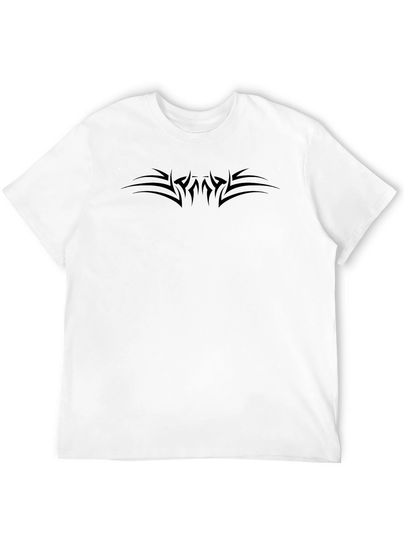Mens Black Tribal Tattoo Graphic Tee