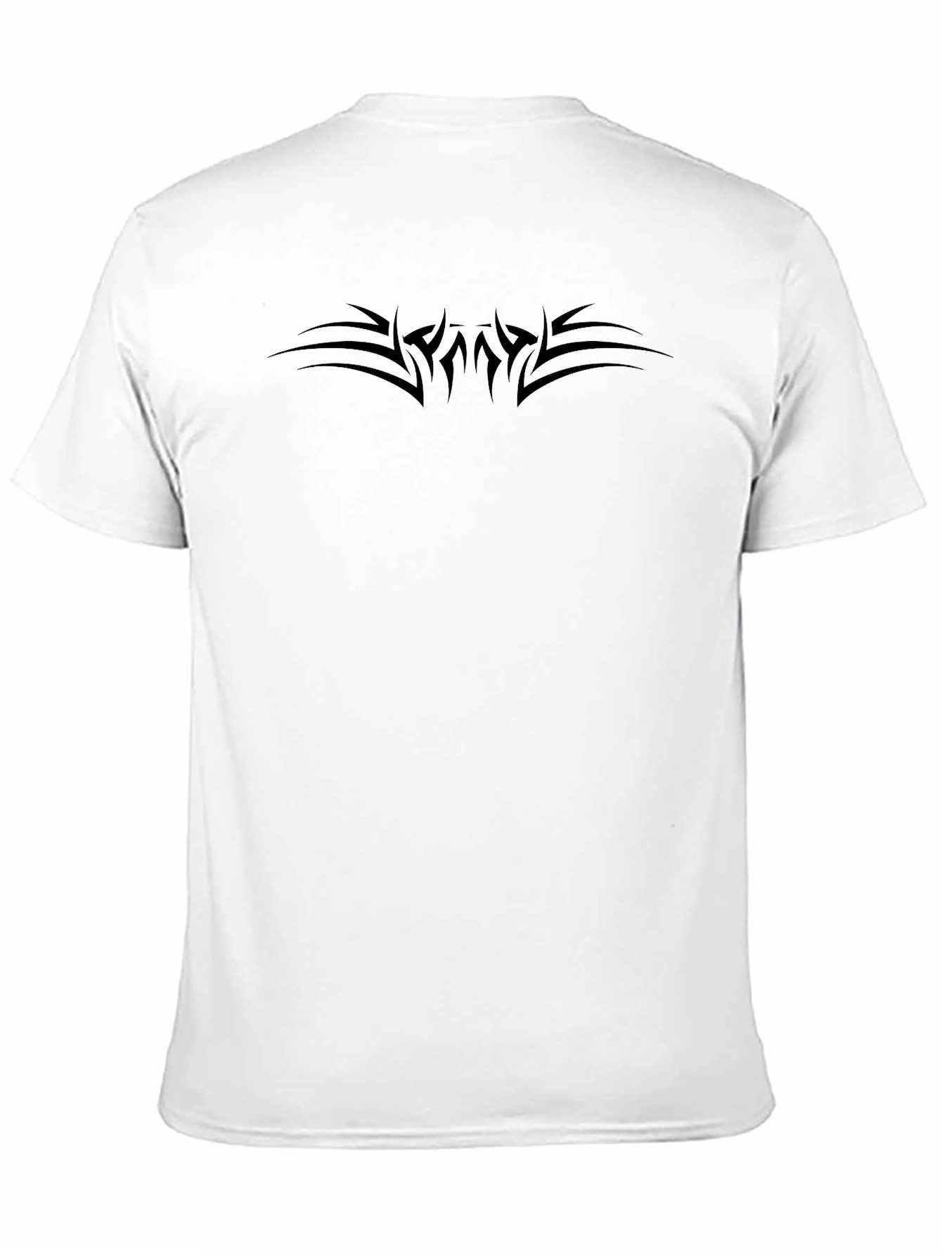 Mens Black Tribal Tattoo Graphic Tee