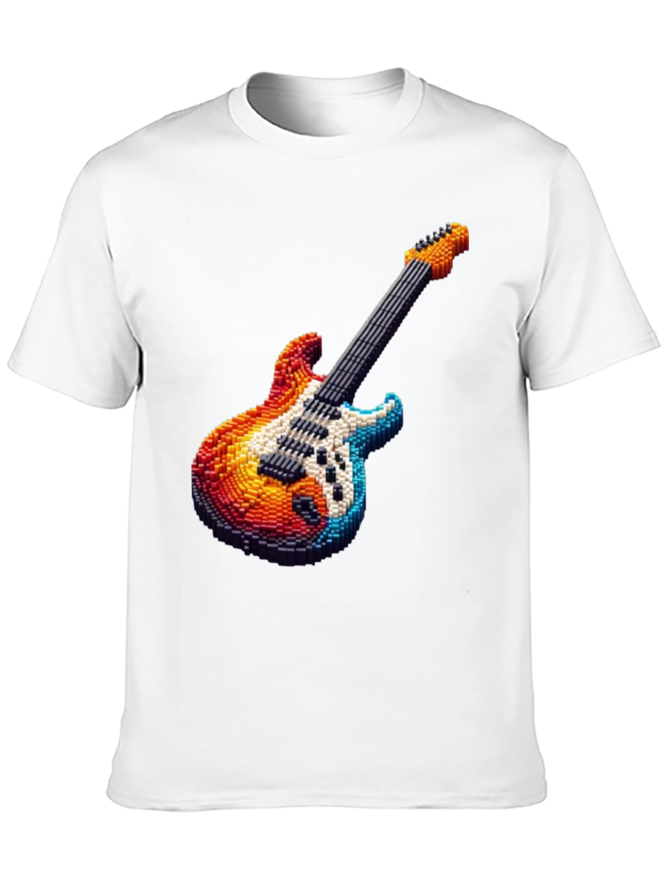 Pixel Guitar T-Shirt - Rock On!