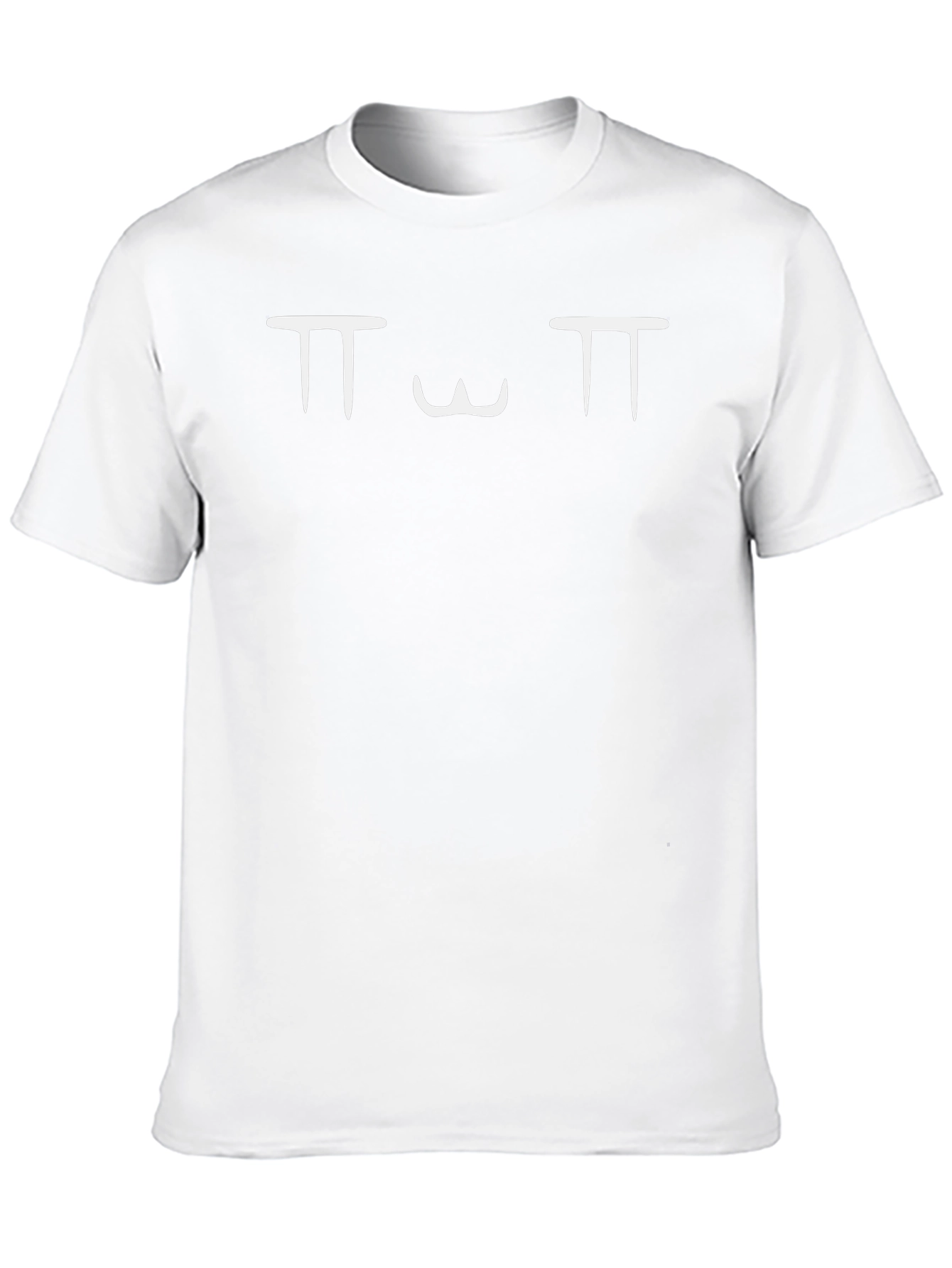 Black T-Shirt with OwO Face Design
