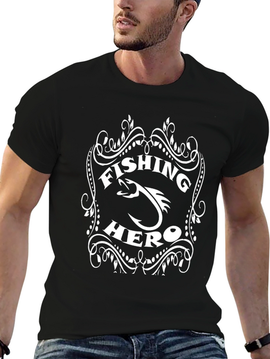 Fishing Hero Graphic T-Shirt