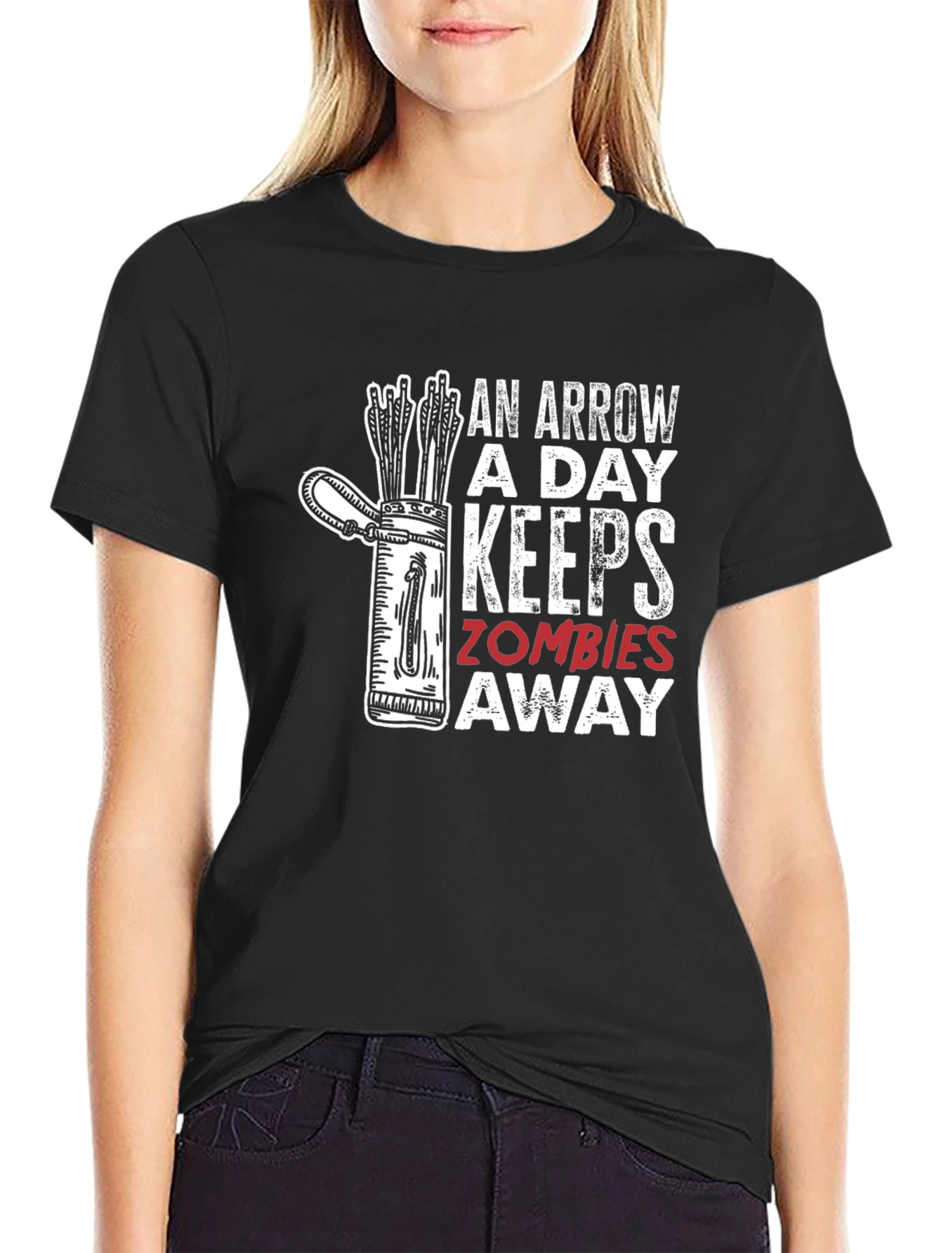 An Arrow a Day Keeps Zombies Away T-Shirt