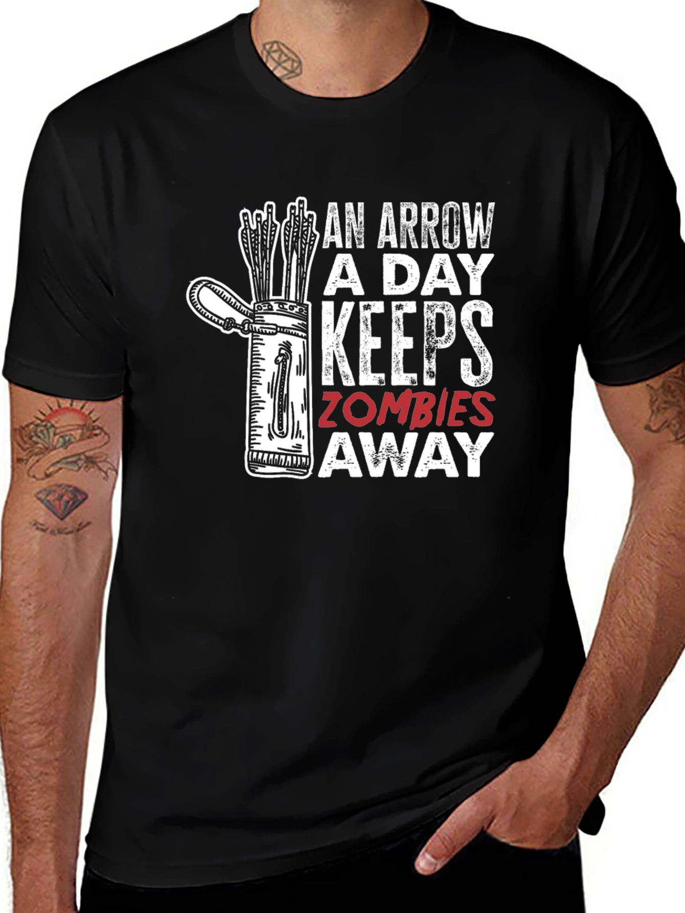 An Arrow a Day Keeps Zombies Away T-Shirt