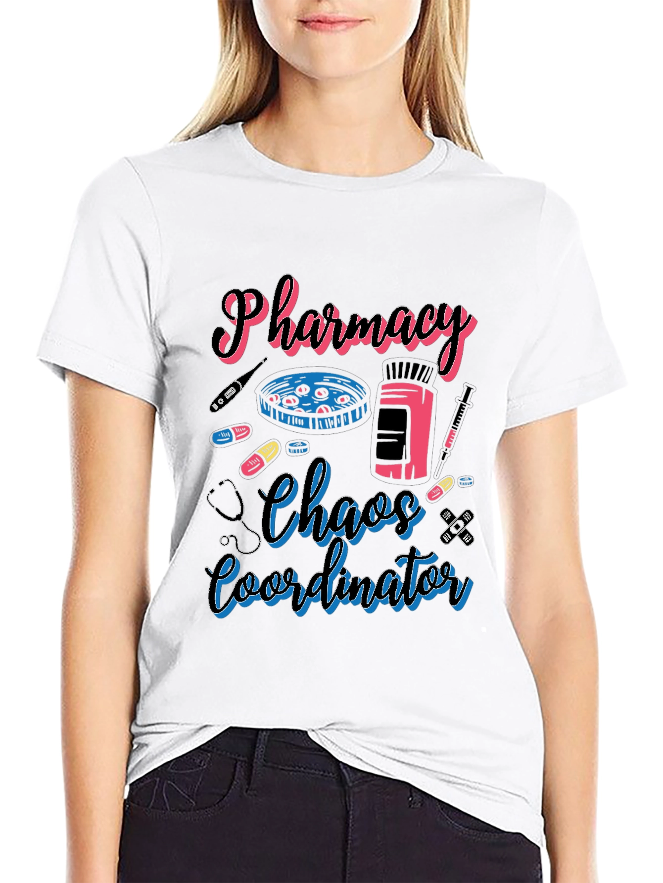 Pharmacy Chaos Coordinator Funny T-Shirt