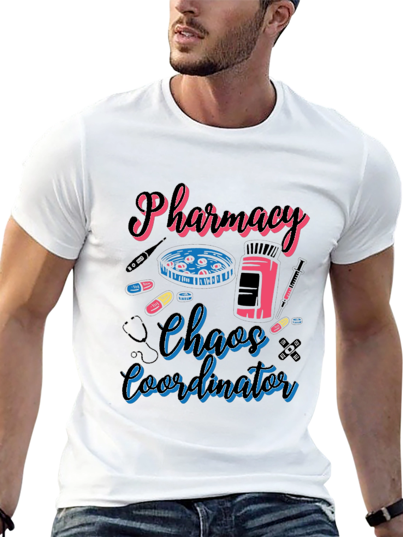 Pharmacy Chaos Coordinator Funny T-Shirt
