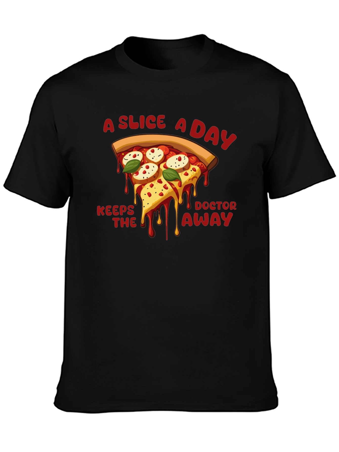 Pizza Slice Graphic T-Shirt