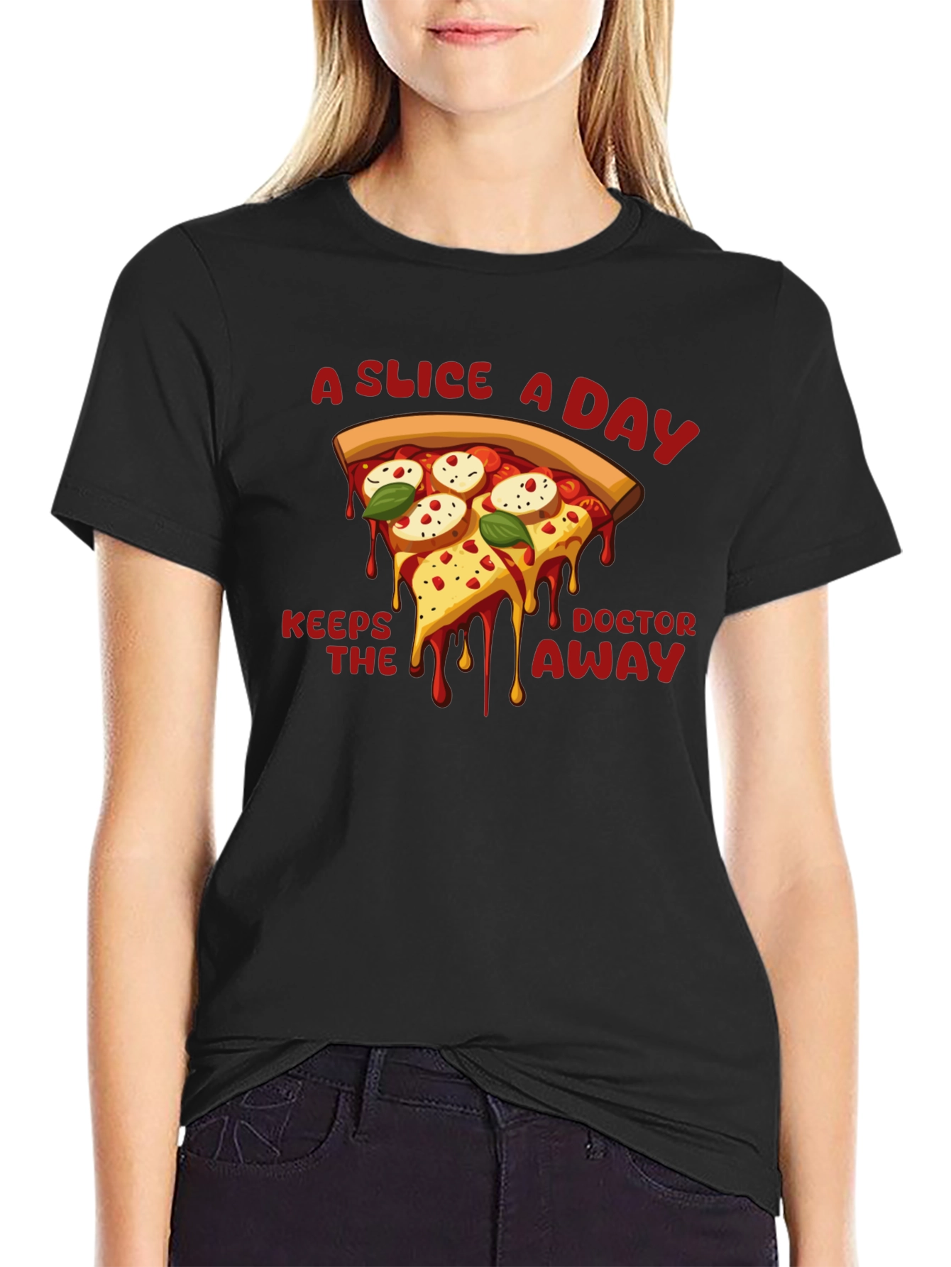 Pizza Slice Graphic T-Shirt