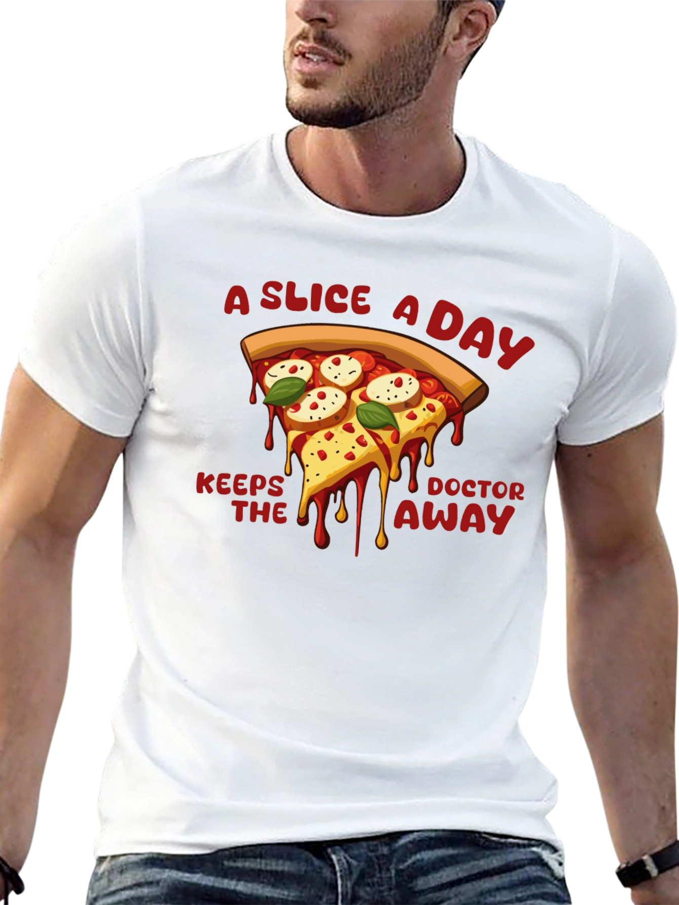 Pizza Slice Graphic T-Shirt