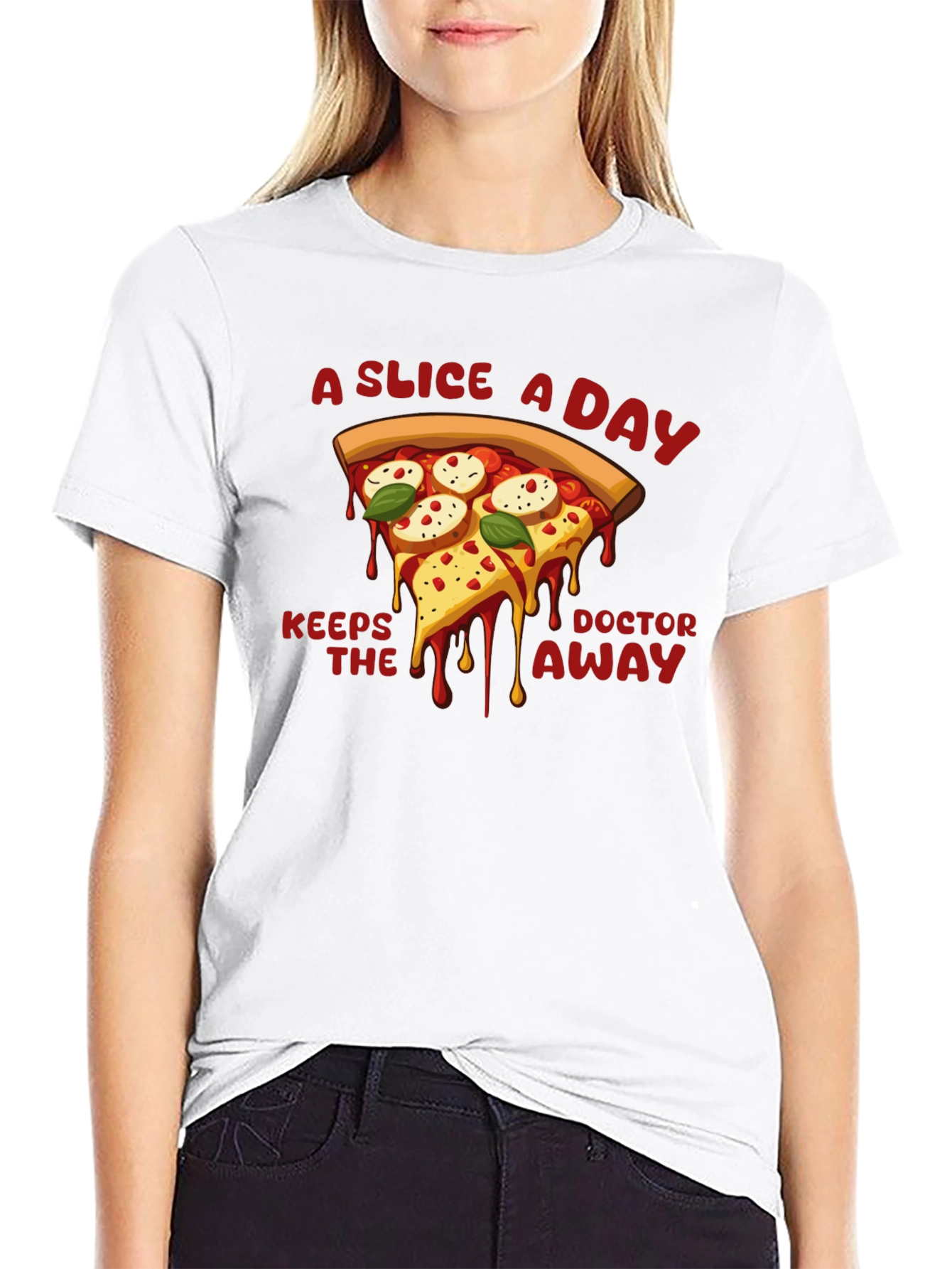 Pizza Slice Graphic T-Shirt