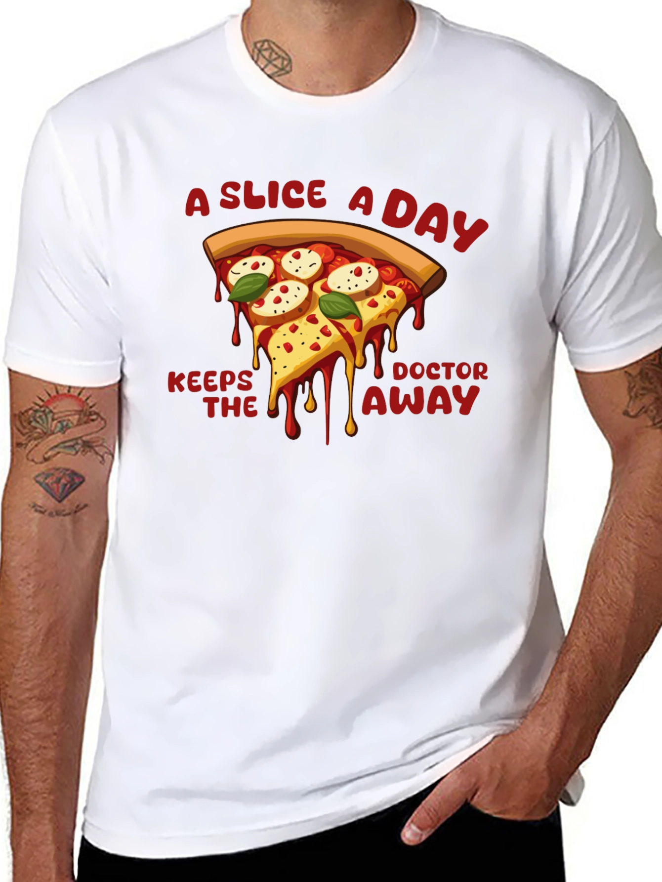 Pizza Slice Graphic T-Shirt
