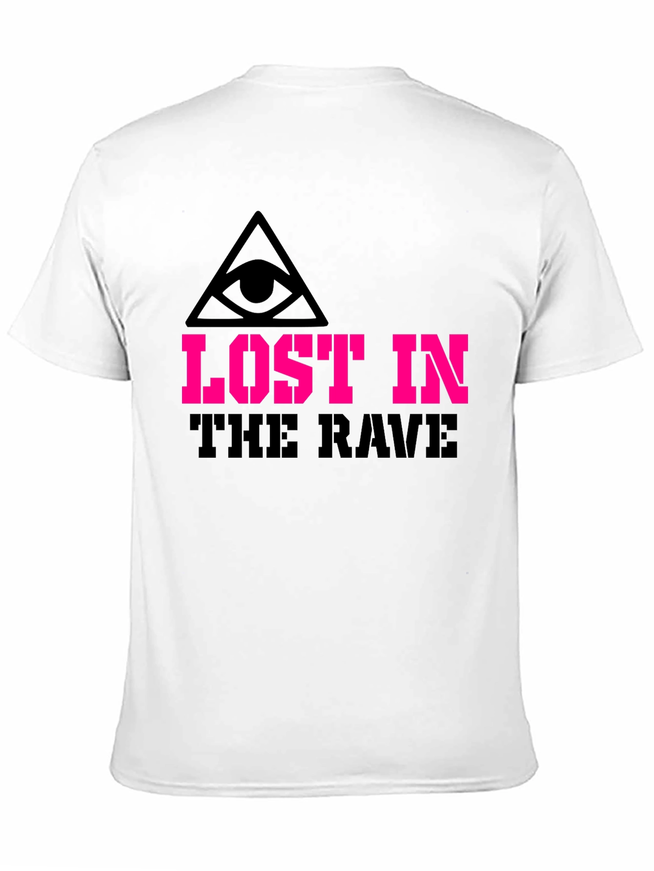 Lost in the Rave Graphic Tee - Black
