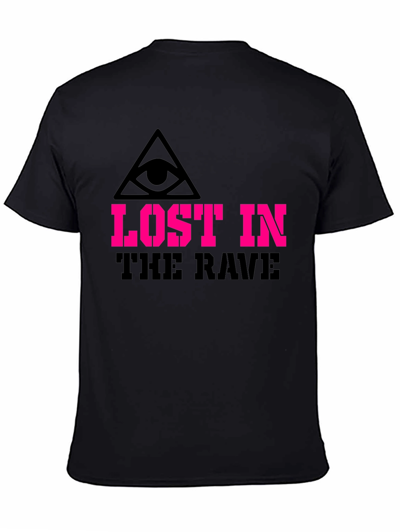 Lost in the Rave Graphic Tee - Black