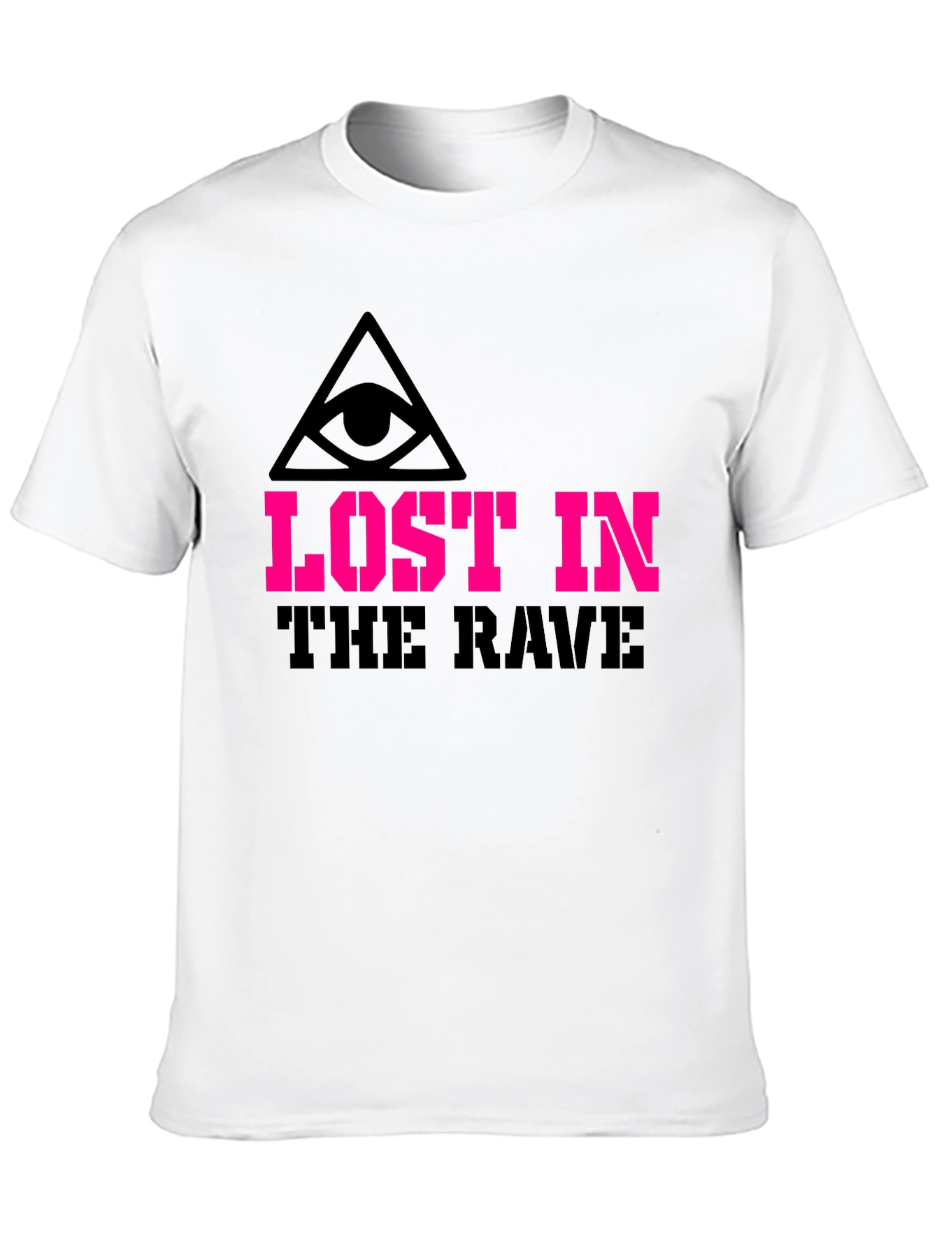 Lost in the Rave Graphic Tee - Black