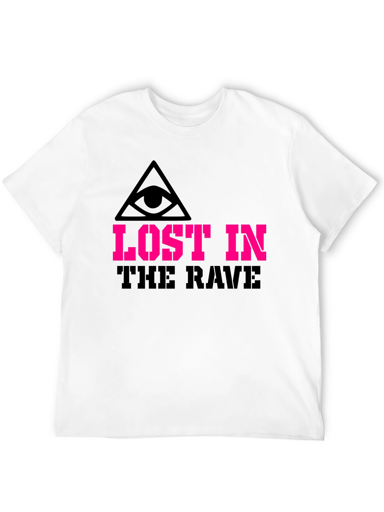 Lost in the Rave Graphic Tee - Black