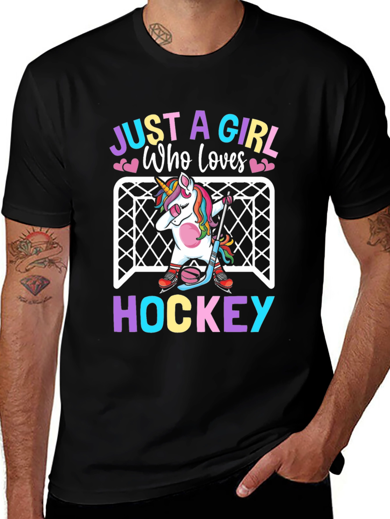 Just a Girl Who Loves Hockey T-Shirt