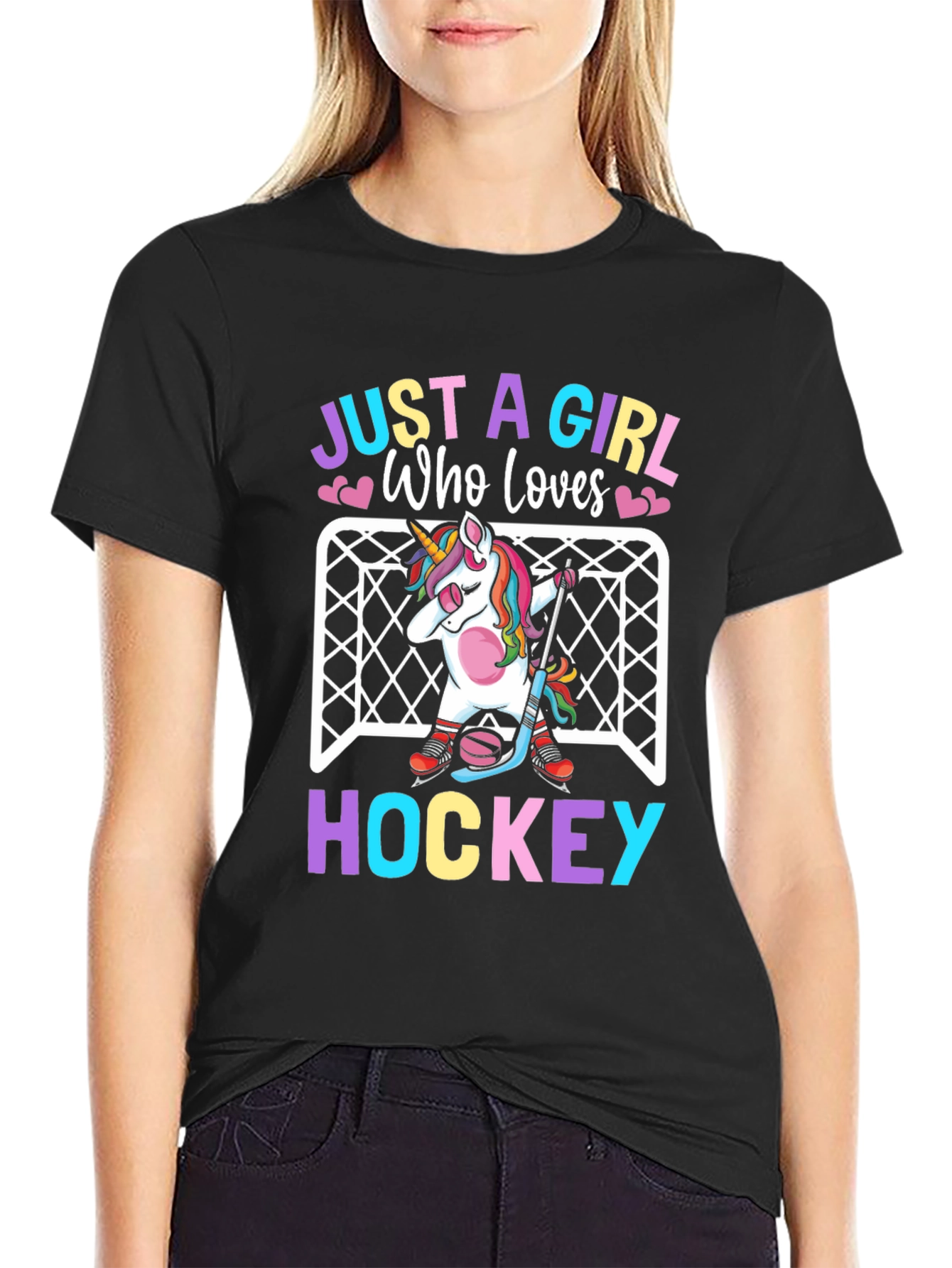 Just a Girl Who Loves Hockey T-Shirt