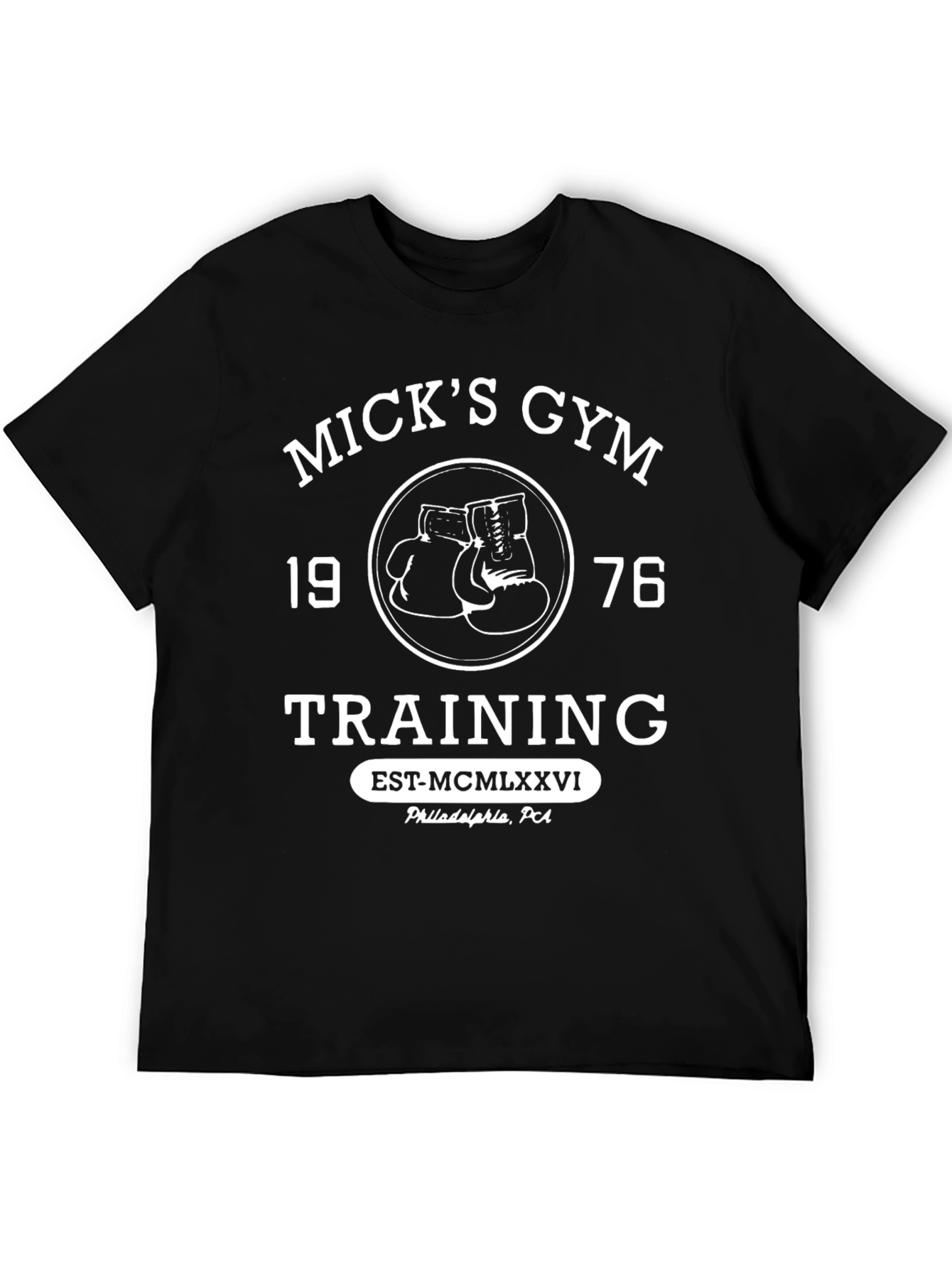 Micks Gym 1976 Training T-Shirt - Black