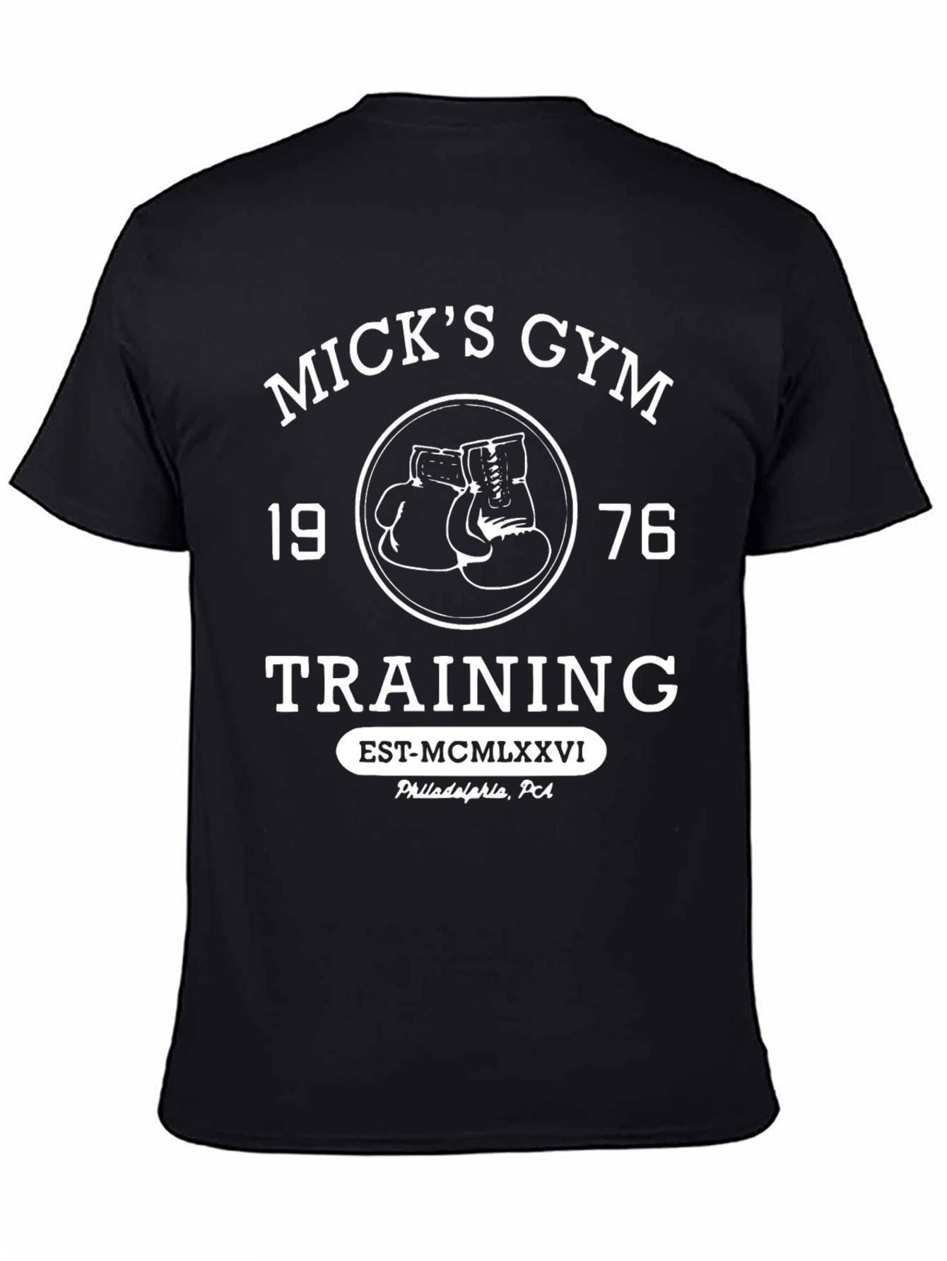 Micks Gym 1976 Training T-Shirt - Black