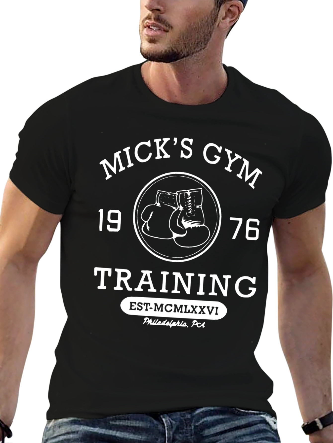 Micks Gym 1976 Training T-Shirt - Black