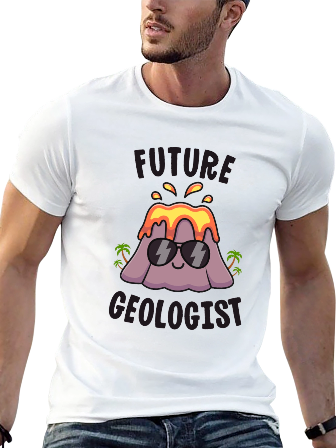 Future Geologist T-Shirt - Volcano Design