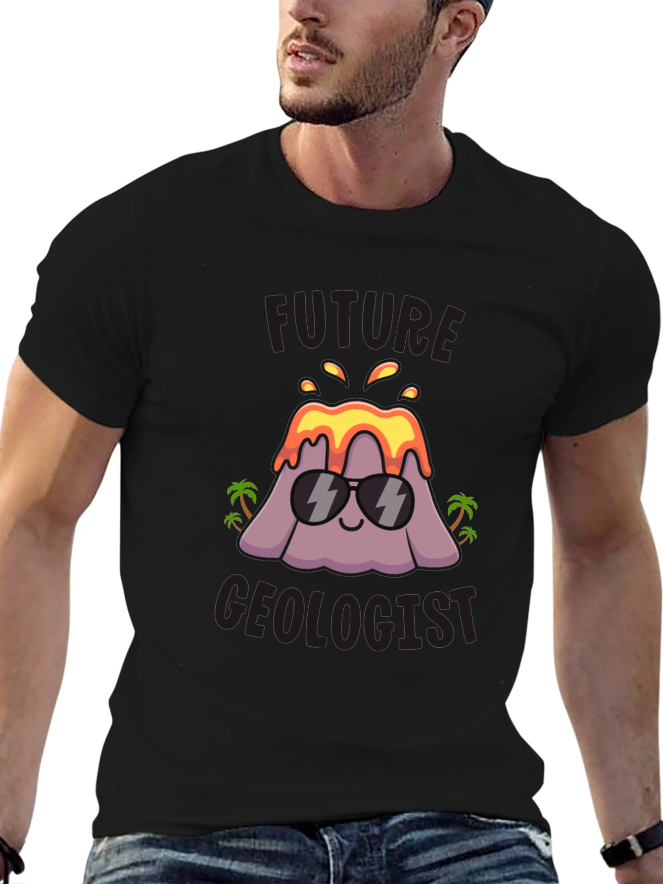 Future Geologist T-Shirt - Volcano Design