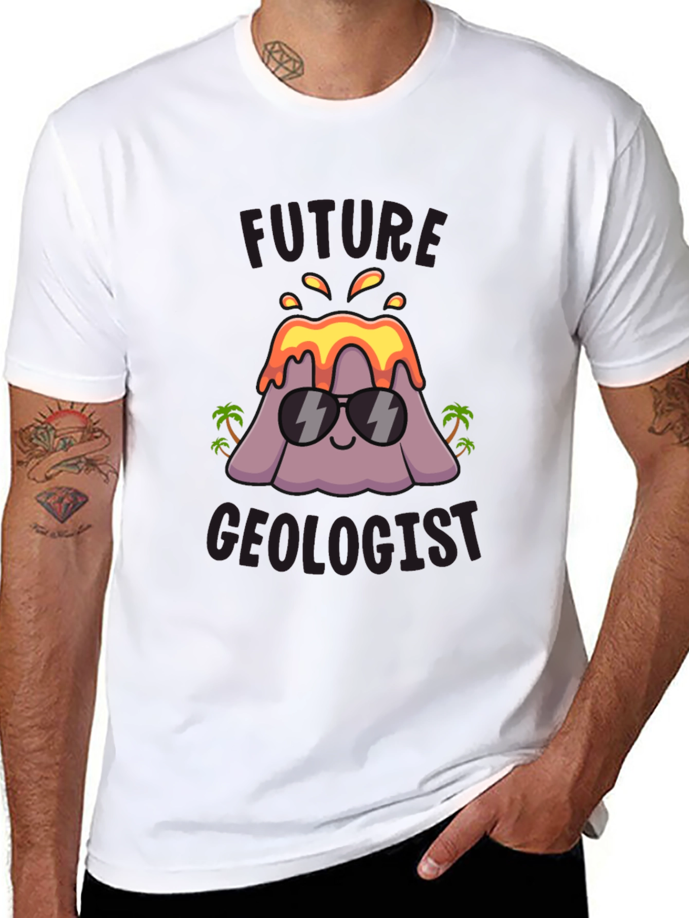 Future Geologist T-Shirt - Volcano Design