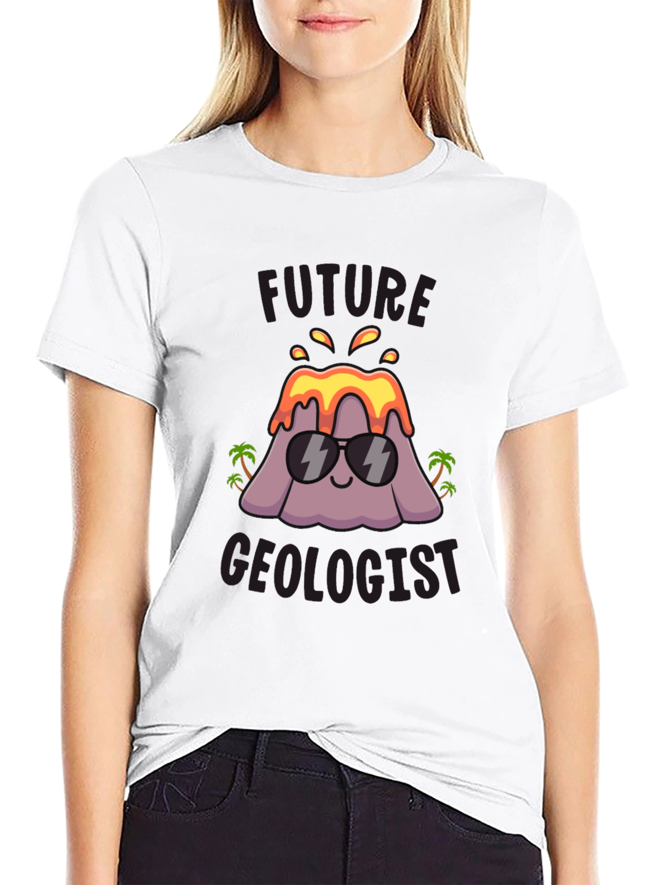 Future Geologist T-Shirt - Volcano Design