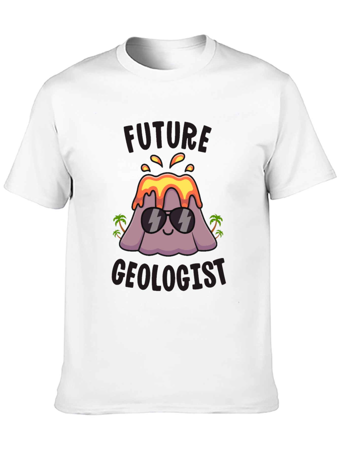 Future Geologist T-Shirt - Volcano Design