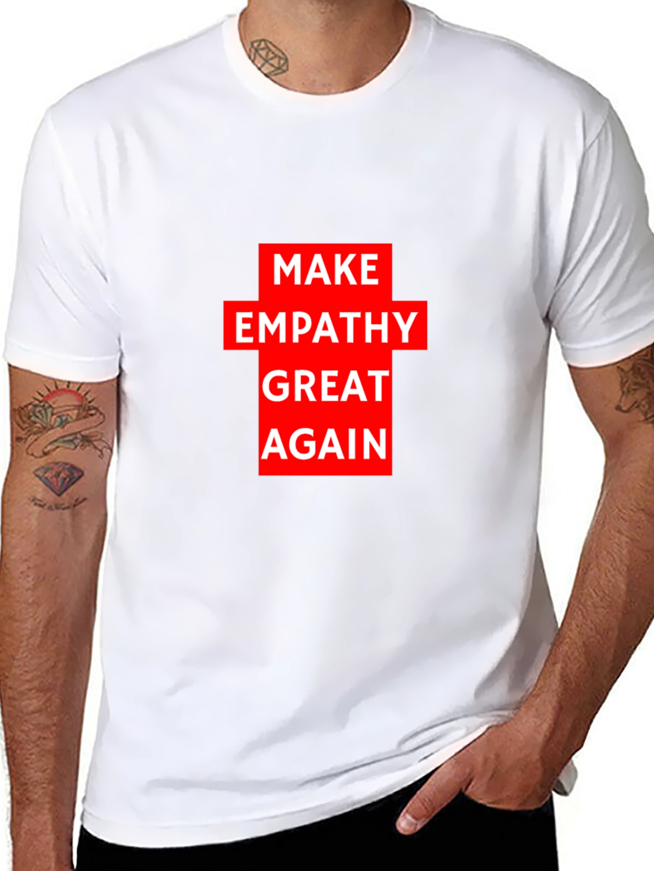 Make Empathy Great Again Black T-Shirt