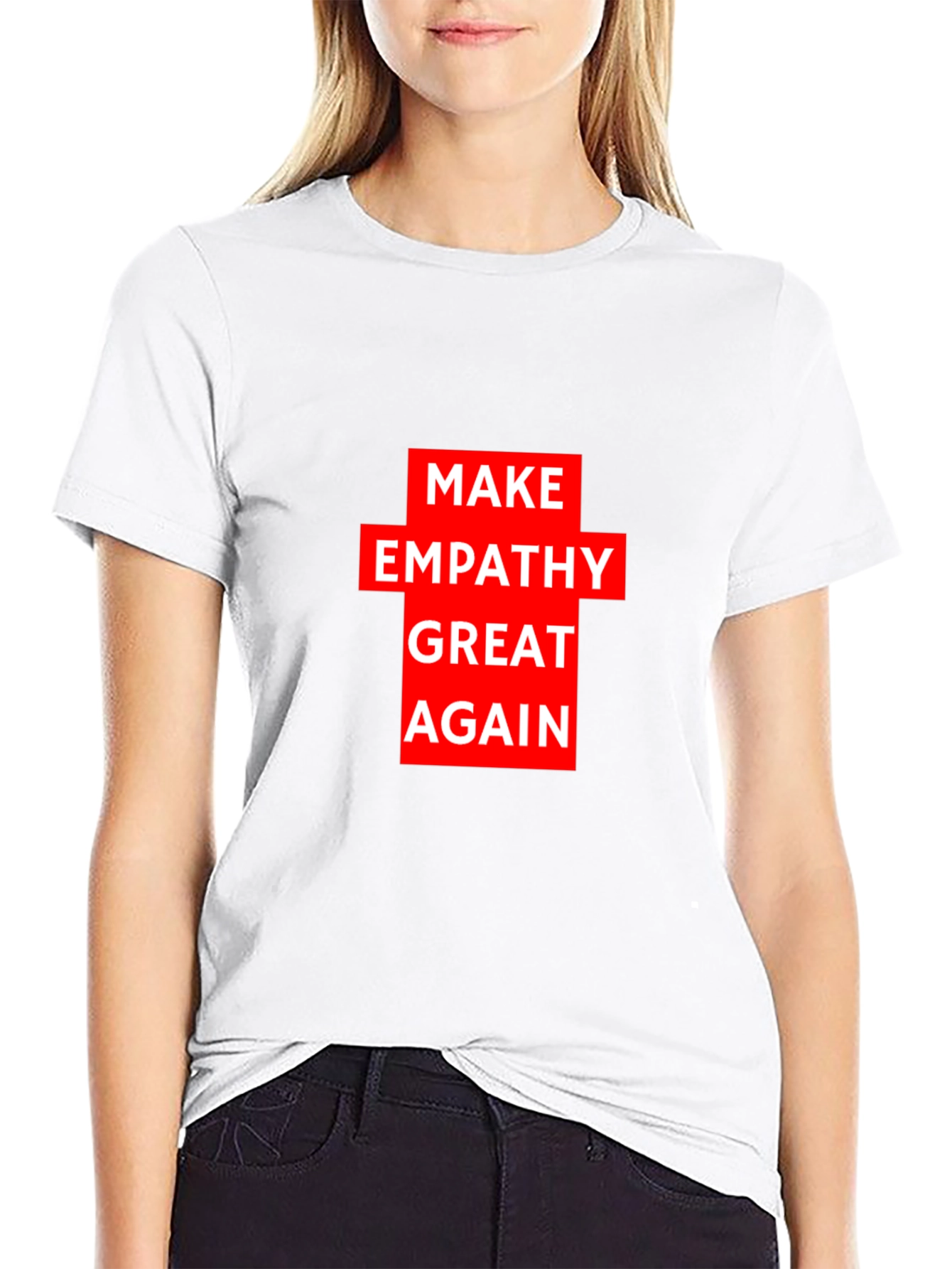 Make Empathy Great Again Black T-Shirt