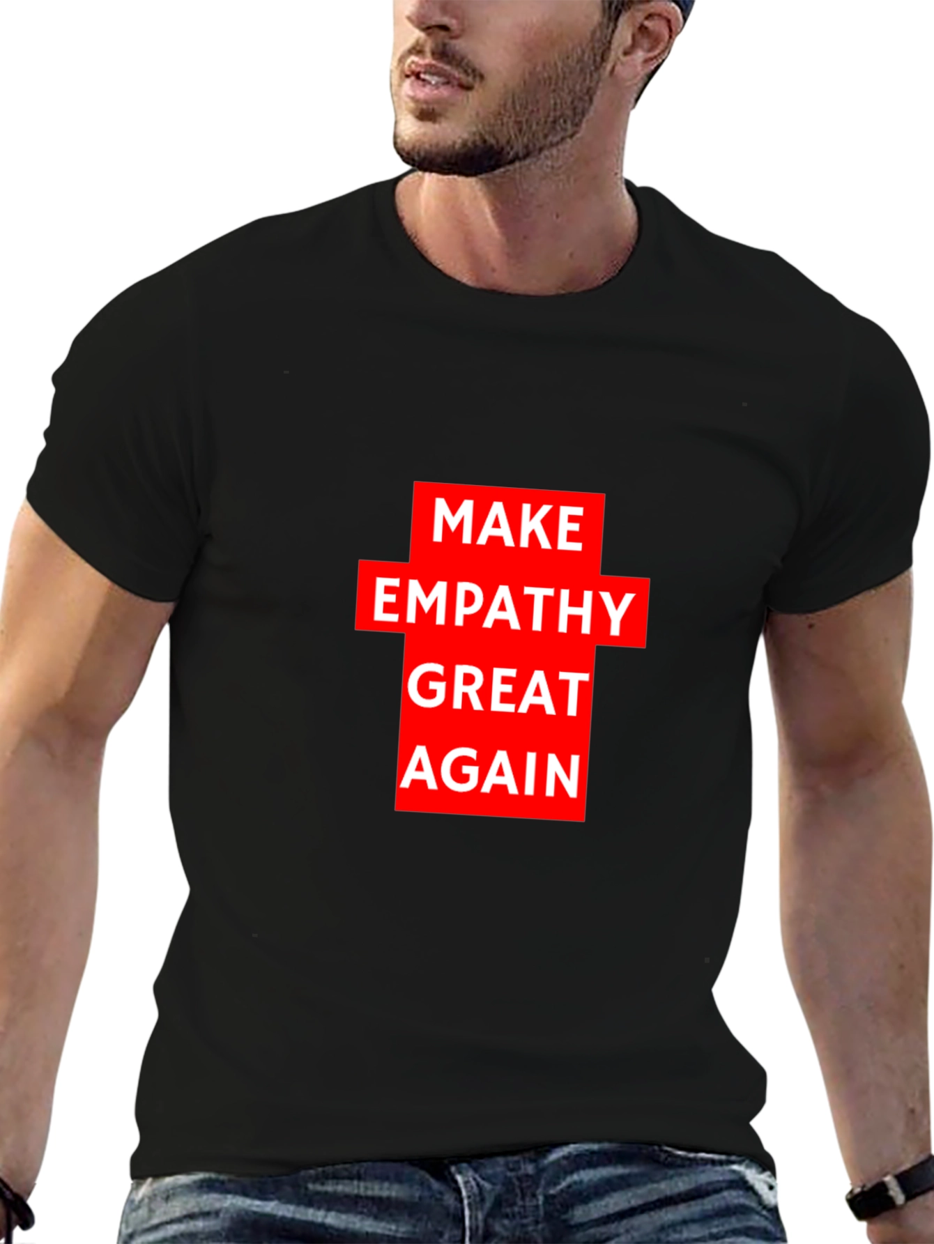 Make Empathy Great Again Black T-Shirt