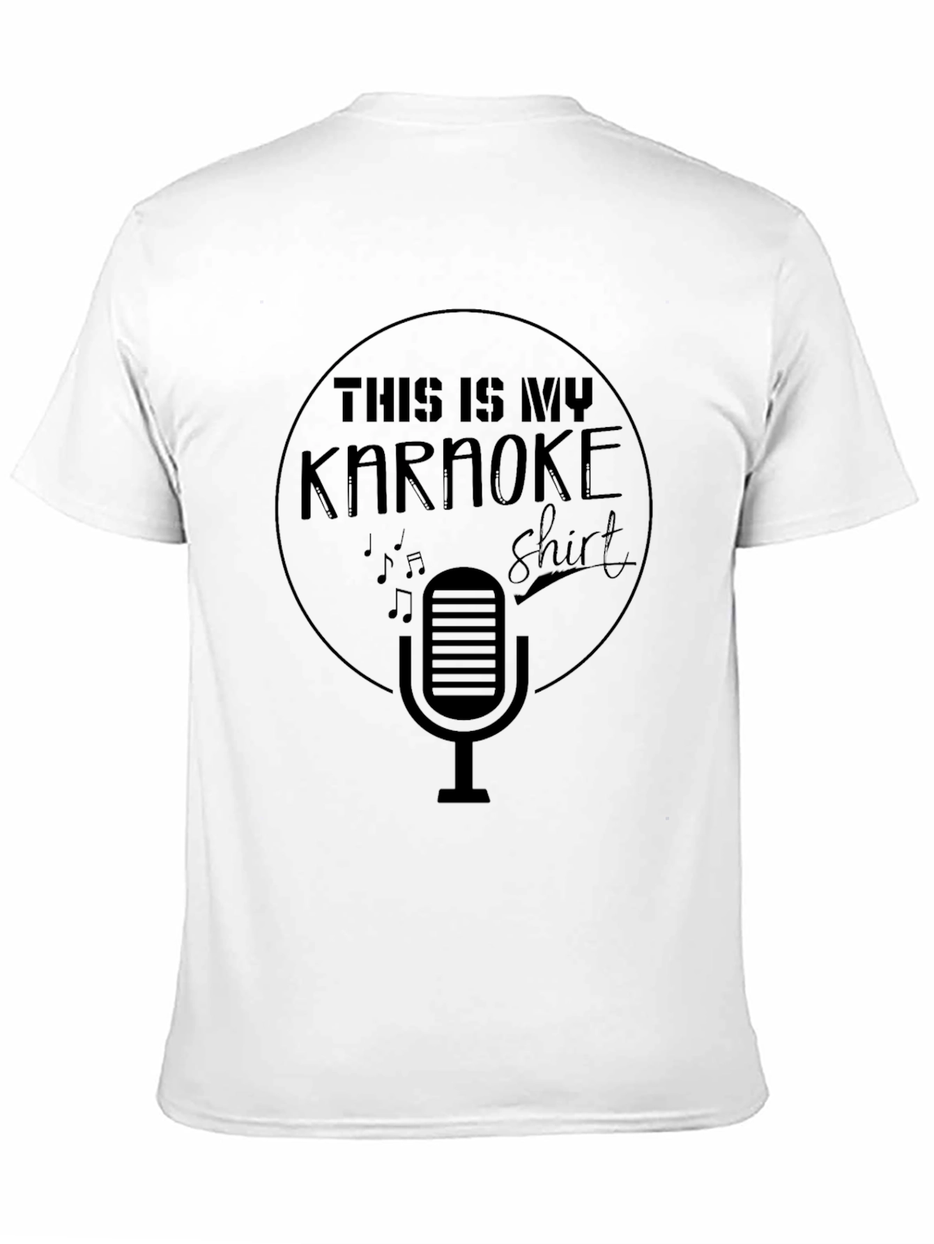 Karaoke Shirt - Black Graphic Tee
