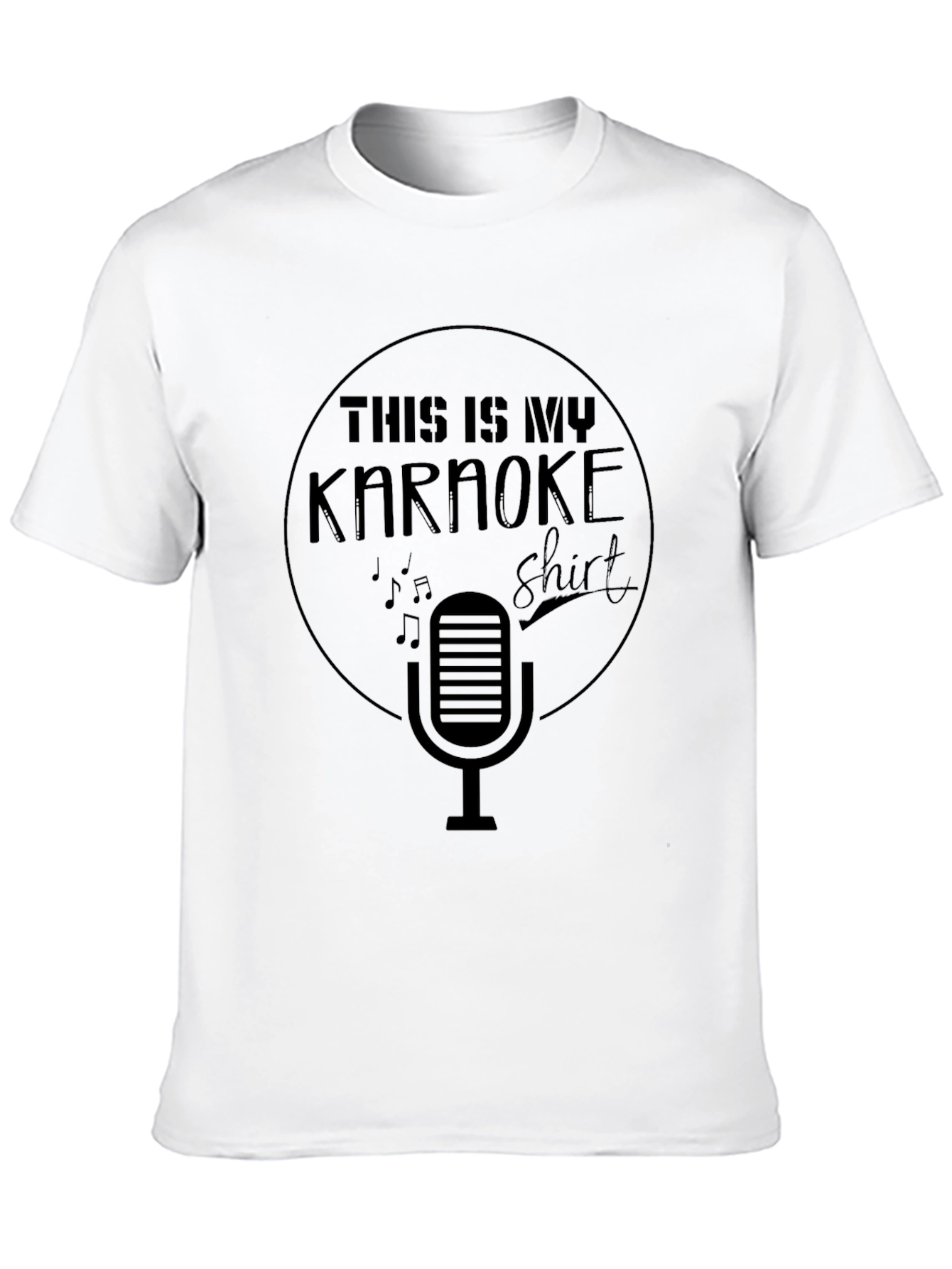 Karaoke Shirt - Black Graphic Tee