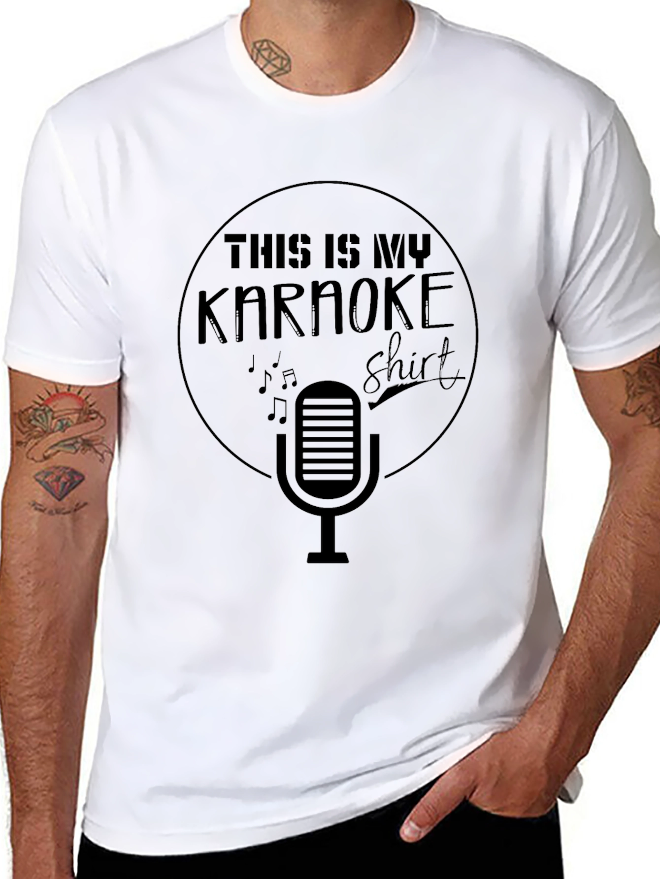 Karaoke Shirt - Black Graphic Tee