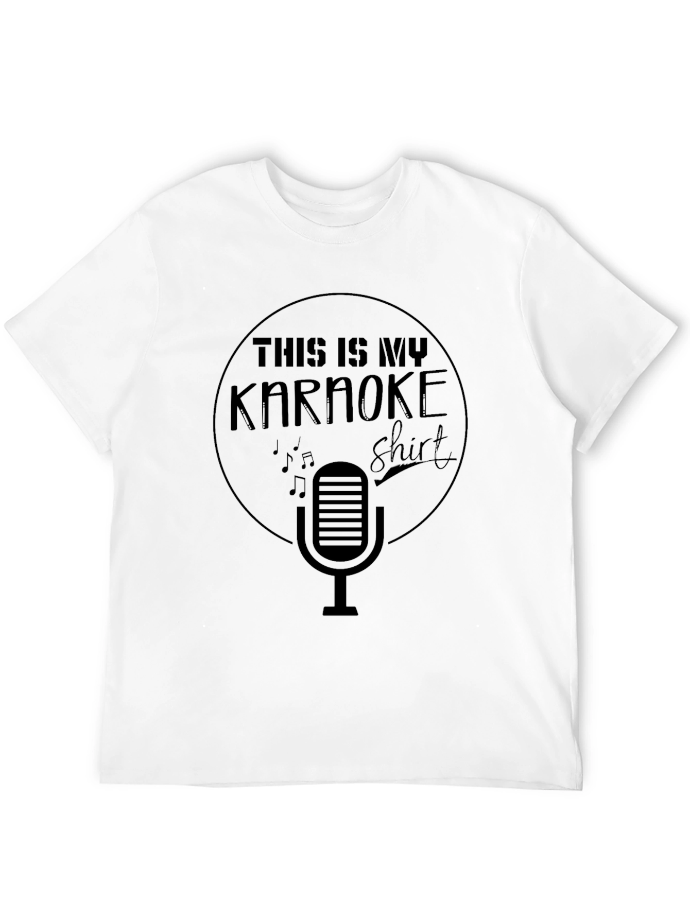 Karaoke Shirt - Black Graphic Tee