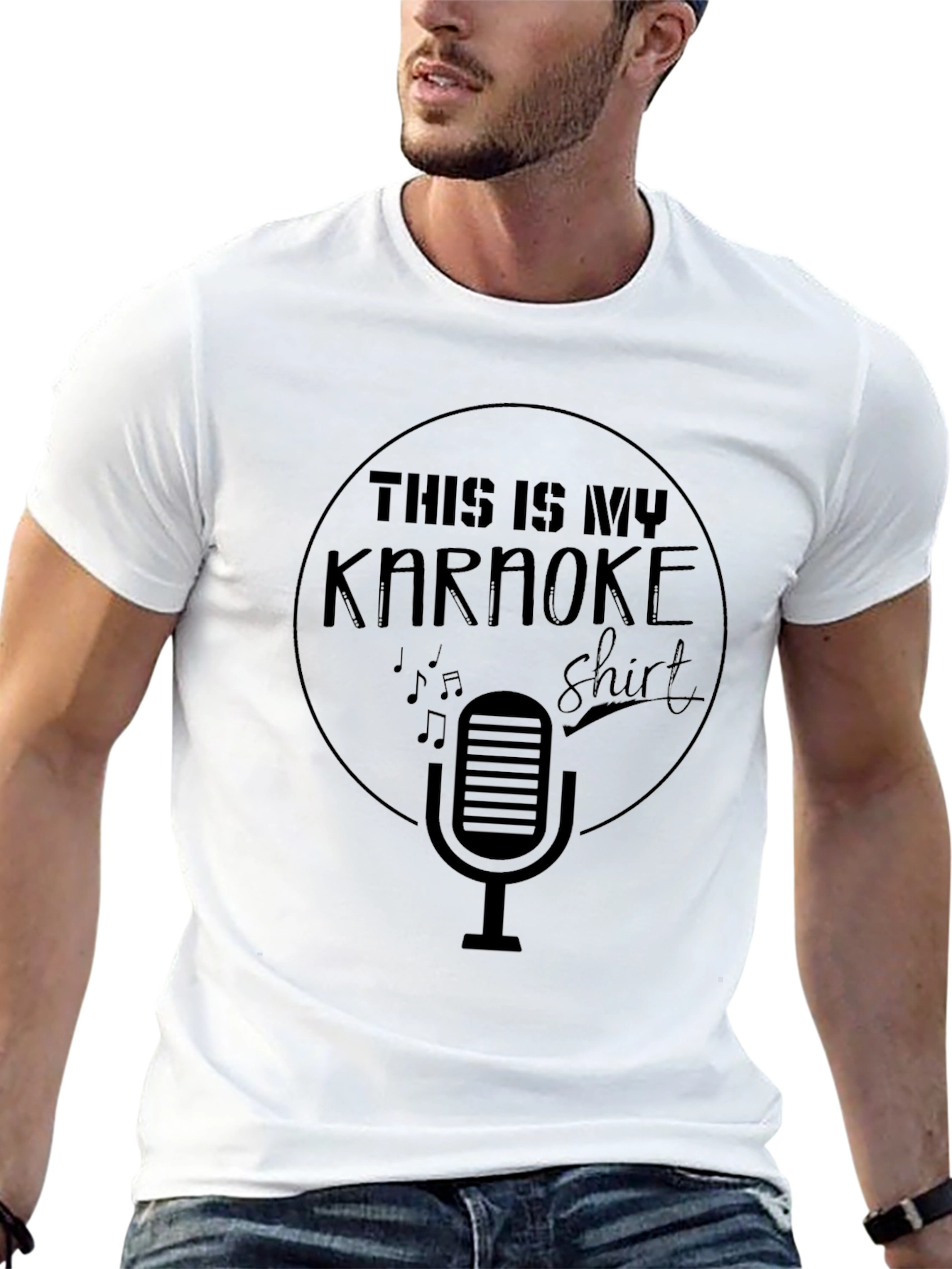 Karaoke Shirt - Black Graphic Tee