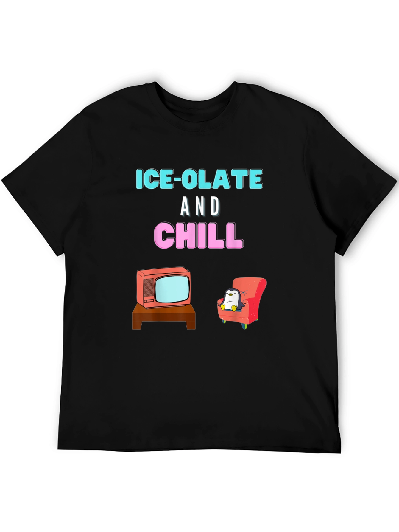 Ice-Olate and Chill Black T-Shirt