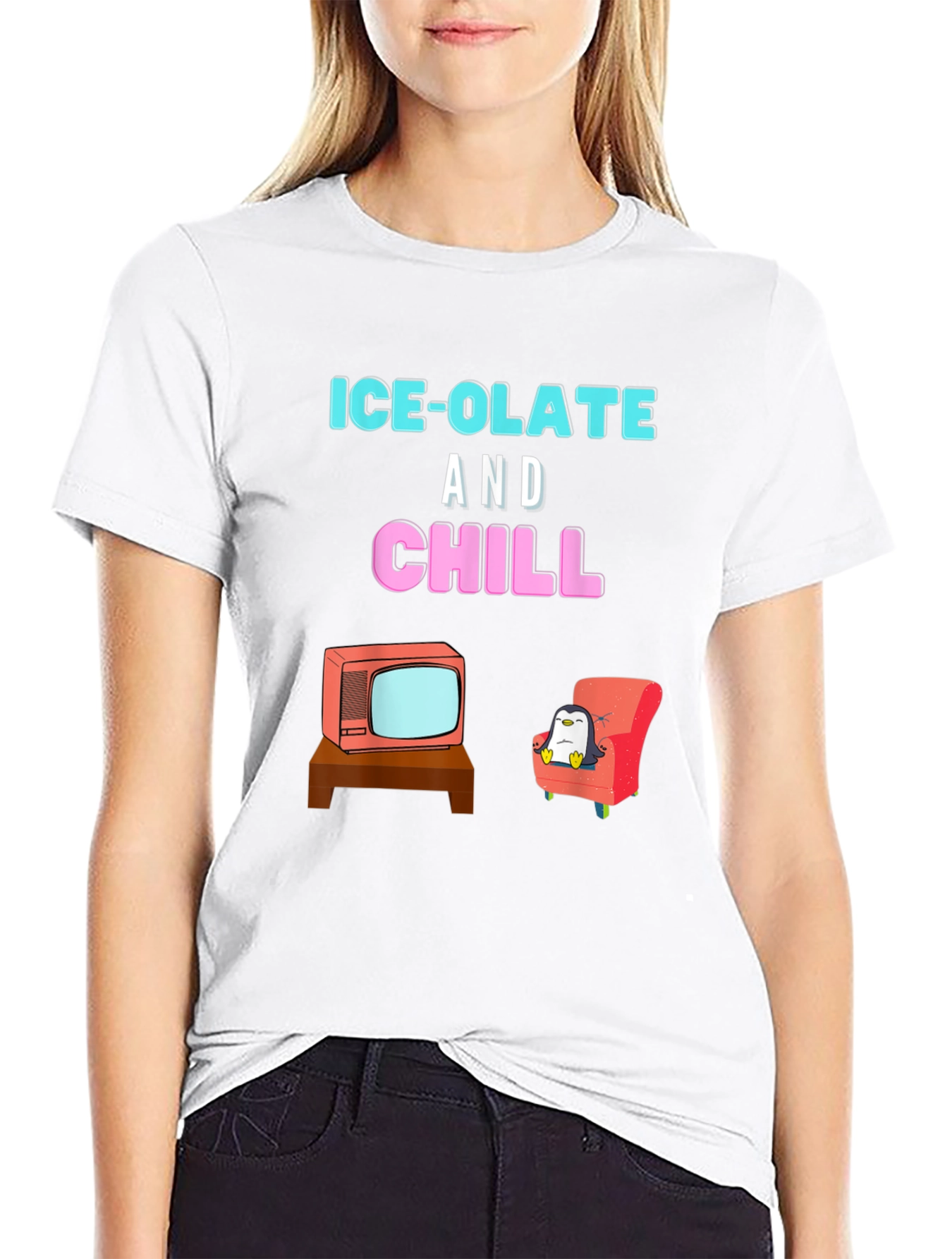 Ice-Olate and Chill Black T-Shirt