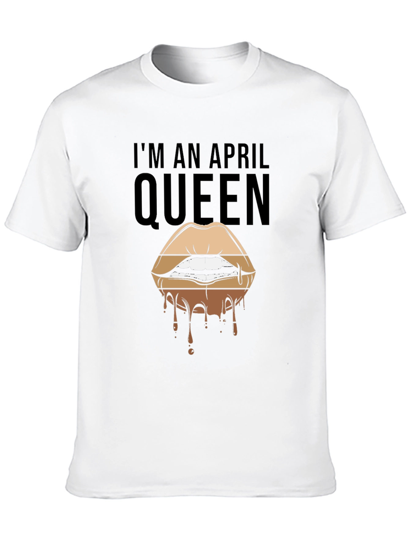 April Queen Lips Graphic T-Shirt