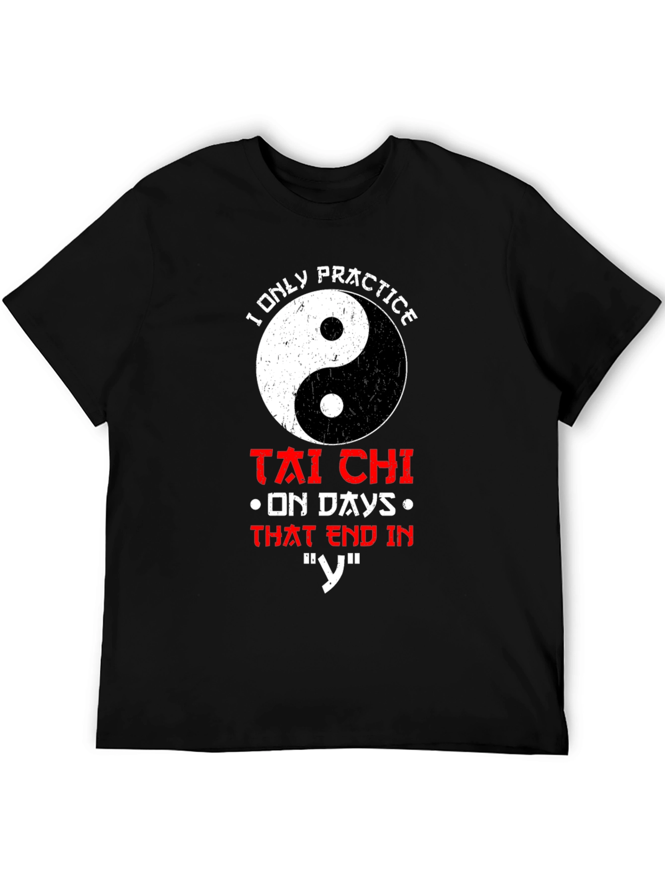 Tai Chi Practice T-Shirt - Days Ending in Y