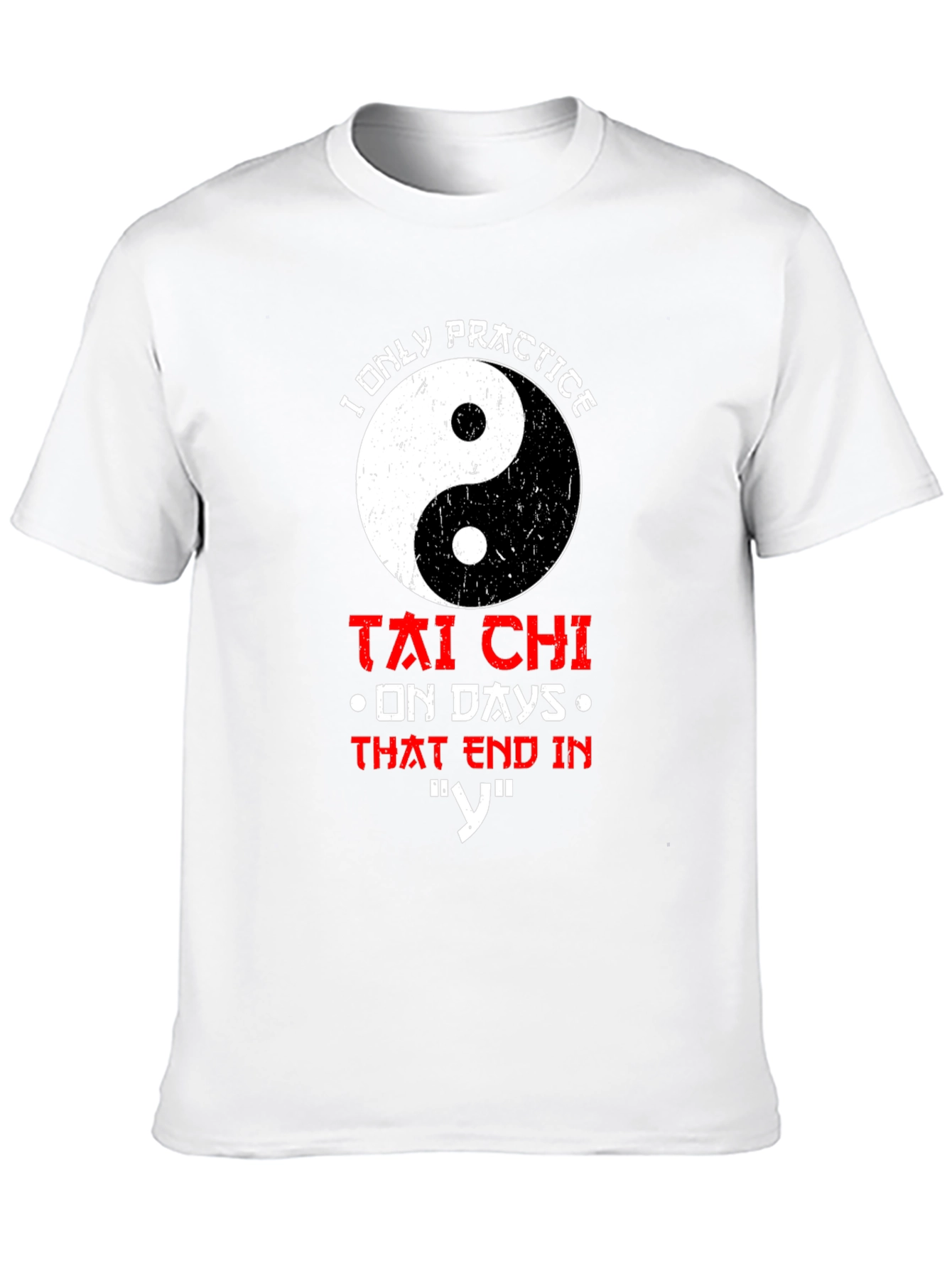 Tai Chi Practice T-Shirt - Days Ending in Y