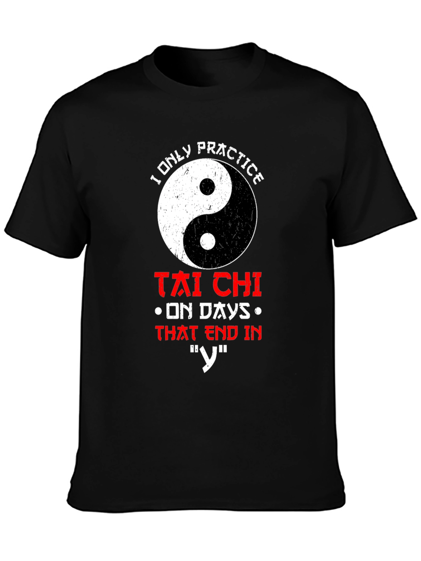 Tai Chi Practice T-Shirt - Days Ending in Y