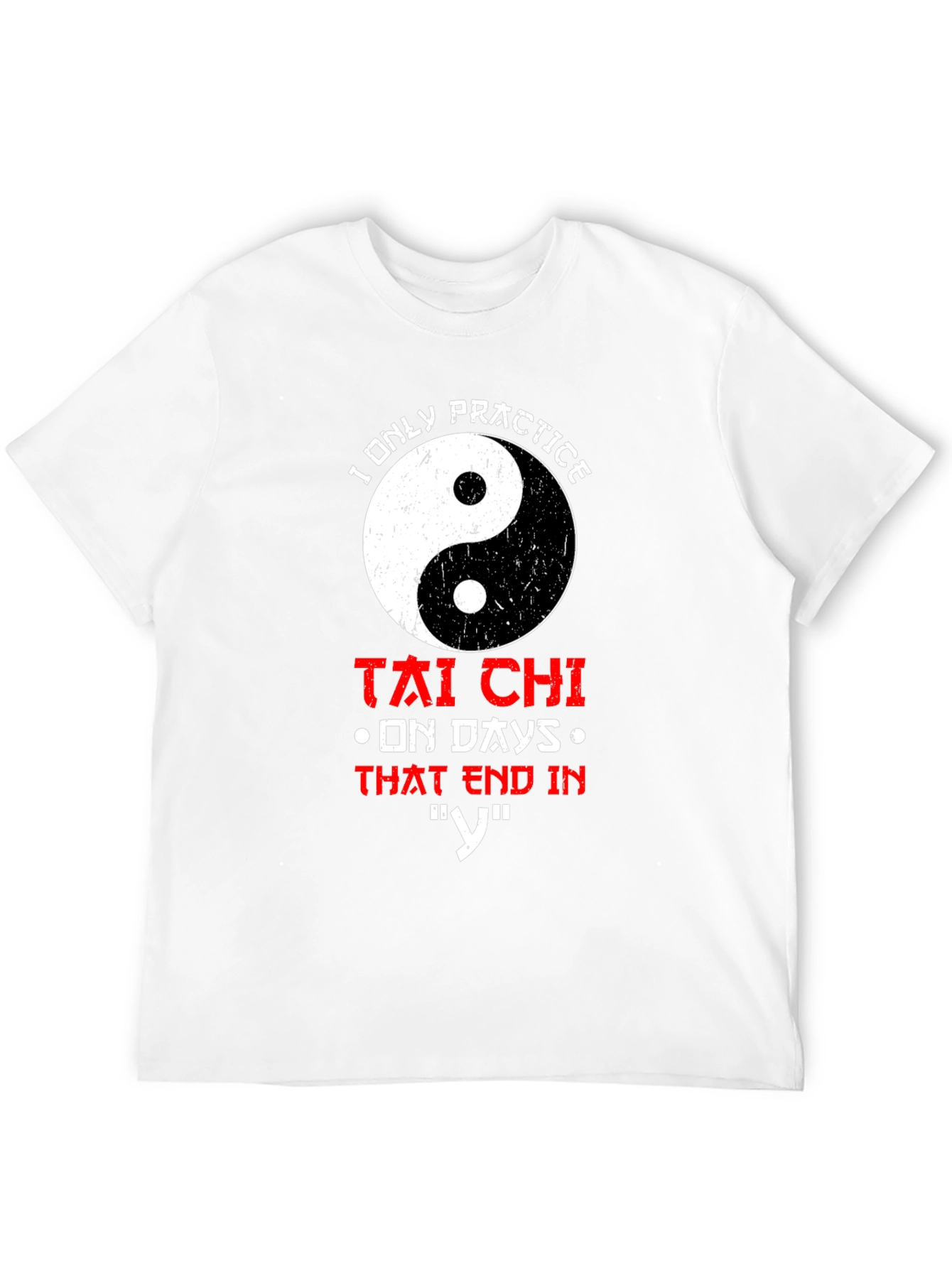 Tai Chi Practice T-Shirt - Days Ending in Y